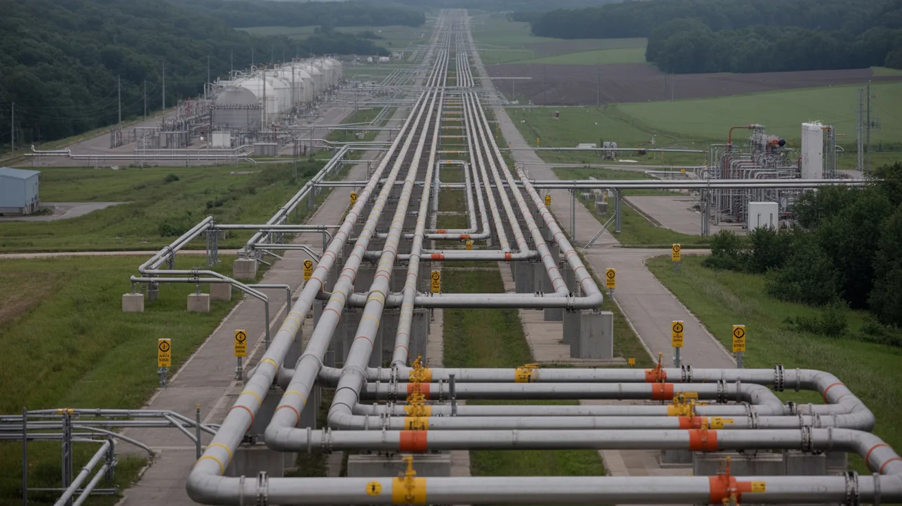 Natural gas pipeline construction